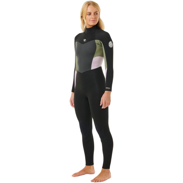 Rip Curl Omega 3/2mm GBS Back Zip 2025 Våddragt Til Kvinder, 157WFS Khaki